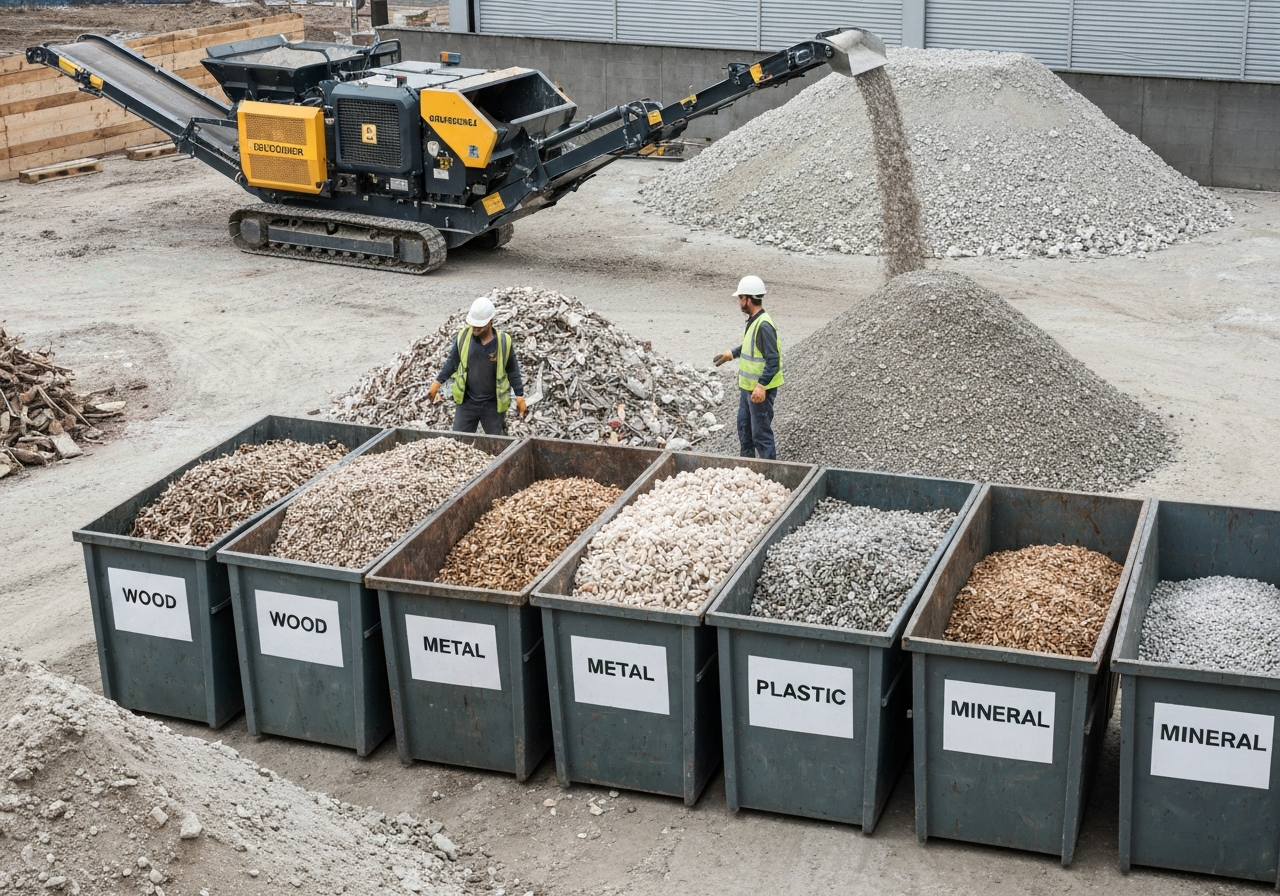 Gospodarka obiegu zamkniętego (GOZ) na placu budowy – jak segregować odpady, by obniżyć koszty wywozu?